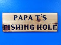 Cedar Name Sign 2 small