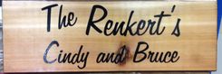Cedar Name Sign 5 small