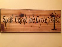 Lord Of The Rings Inspired Sign 1 small