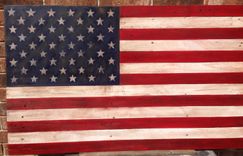 Distressed Rustic Us Flag 1 small