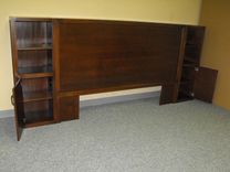 Cabinet Headboard- Pottery Barn Stratton Smart Technology Headboard 4 small