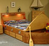 Oak Boat Bed 2 small