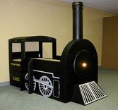 Child's Customized Train Bed 2 small