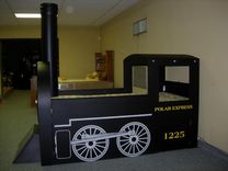 Child's Customized Train Bed 3 small