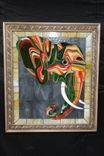 Stained Glass Picture Of Magic Elephant 1 small