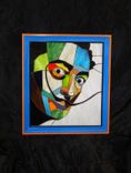 Stained Glass Portrait Of Salvador Dali 3 small