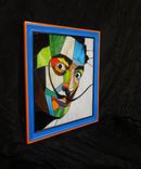 Stained Glass Portrait Of Salvador Dali 4 small