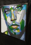 Stained Glass Portrait Of Leonardo Dicaprio 4 small