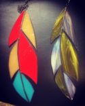 Stained Glass Feather 3 small