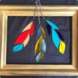 Stained Glass Feather 1 small
