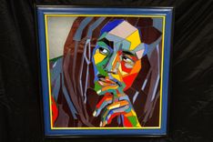 Stained Glass Picture Of Bob Marley 1 small