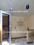 Geometric Metal Wall Sculpture / Metal Wall Art / Copper Wall Art 2 small