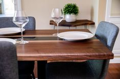 Walnut Epoxy Dining Table, Walnut River Table, Epoxy River Table, Live Edge Epoxy 1 small