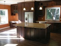 Cherry Kitchen Cabinets 2 small
