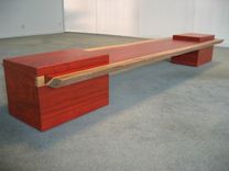 Padauk Coffee Table/Bench 2 small