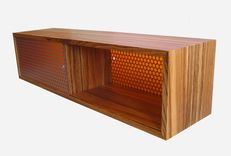 Zebrawood Storage Bench 1 small
