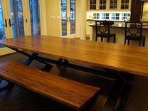 Shedua Dining Table And Benches 6 small