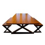 Shedua Dining Table And Benches 1 small