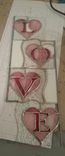 Stained Glass Love In Hearts Panel 3 small