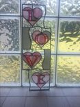 Stained Glass Love In Hearts Panel 1 small