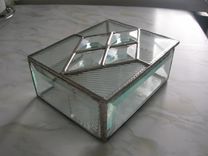 "Diamonds" - Stained Glass Jewelry/Keepsake Boxes 1 small