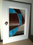 Repurposed Stained Glass Cabinet Doors 1 small