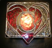 Stained Glass Jewelry Box With Personalized Initial 3 small