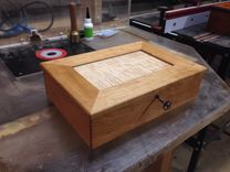 Curly Maple And Cherry Keepsake Box 1 small