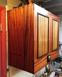 African Mahogany And Zebrawood Cabinet With Wenge Trim 1 small