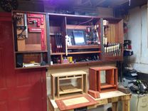 African Mahogany And Zebrawood Cabinet With Wenge Trim 3 small