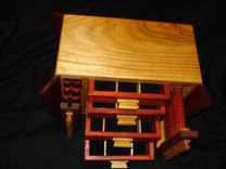 Padauk And Canary Jewlery Box 4 small
