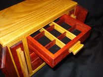 Padauk And Canary Jewlery Box 5 small