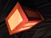 Birdseye Maple And Leopard Wood Jewelry Box For Necklaces 4 small