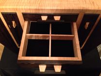 Wenge And Curly Maple Jewelry Box 6 small