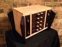 Wenge And Curly Maple Jewelry Box 3 small