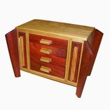 Padauk And Canary Jewlery Box 1 small