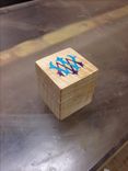 Curly Maple Engagement Ring Box 1 small