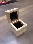 Curly Maple Engagement Ring Box 2 small