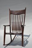 Black Walnut Maloof-Style Rocking Chair 1 small