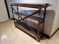 Industrial Vintage Serving Cart 4 small