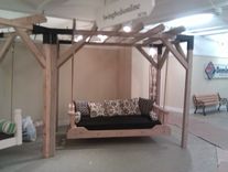 1800'S Swing Beds(Tm) Bed Swing Made In Kiln Dried Cypress Wood 3 small