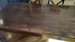 Cypress Dining Room Table (Other Woods Available) 2 small