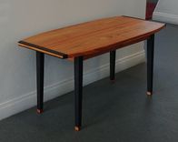 Antikea Danish Modern Coffee Table In Canary And Wenge 1 small