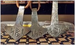Hand Forged Thor's Hammer With Custom Rune Or 3 Initals 3 small