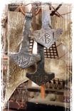 Hand Forged Thor's Hammer With Custom Rune Or 3 Initals 2 small