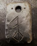 Hand Forged Viking Bind Rune Necklace/Charms/Amulet 3 small