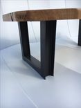 Coffee Table,Live Edge,Natural Wood,Woodworking,Living Room,Office,Wood Table,Steel Base,Reclaimed 3 small