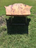 Coffee Table,Live Edge,Natural Wood,Woodworking,Steel Frame,Pecan Wood 3 small