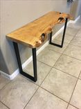 Console Table,Live Edge,Wood Table,Entryway,Hallway,Sofa Table, Furniture 3 small