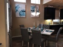 Concrete Table,Dining Table,Modern,Chic,White, 3 small